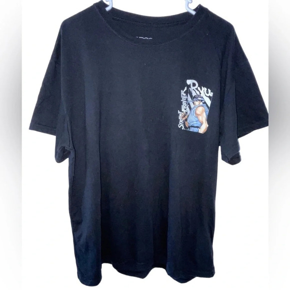Capcom Street Fighter Ryu T Shirt Mens Size XL Black White Vintage Retro Rare - Picture 3 of 6